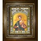 Икона освященная "Ираклий Севастийский, мученик", в киоте 20x24 см