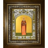 Икона освященная "Ирина Константинопольская, Святая мученица", в киоте 20x24 см фото