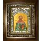 Икона освященная "Иулий (Юлий) Мирмидонянин, пресвитер, преподобный", в киоте 20x24 см