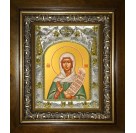 Икона освященная "Иуния (Юния), Святая мученица", в киоте 20x24 см