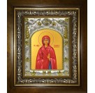 Икона освященная "Калиса, святая мученица", в киоте 20x24 см
