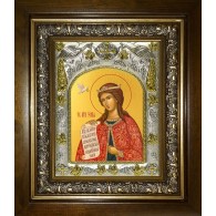 Икона освященная "Ксения преподобная", в киоте 20x24 см фото