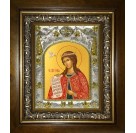 Икона освященная "Ксения преподобная", в киоте 20x24 см