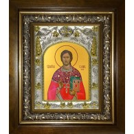 Икона освященная "Иоанн (Иван) Кочуров, священномученик", в киоте 20x24 см фото