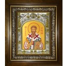 Икона освященная "Савва Сербский", в киоте 20x24 см