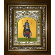 Икона освященная "Савелий Персидский", в киоте 20x24 см фото