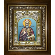 Икона освященная "Святослав Владимирский", в киоте 20x24 см фото