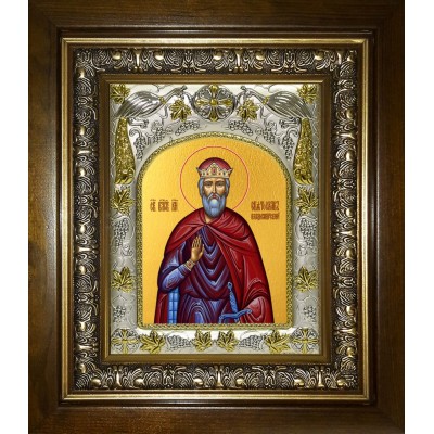 Икона освященная "Святослав Владимирский", в киоте 20x24 см фото