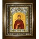 Икона освященная "София Суздальская, преподобная", в киоте 20x24 см