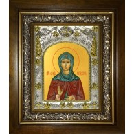 Икона освященная "София Суздальская, преподобная", в киоте 20x24 см фото