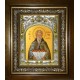 Икона освященная "Стилиан преподобный", в киоте 20x24 см