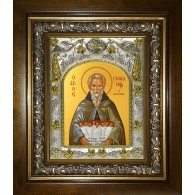 Икона освященная "Стилиан преподобный", в киоте 20x24 см фото