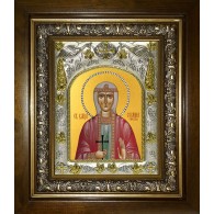 Икона освященная "Сусанна Ранская (Грузинская)", в киоте 20x24 см фото