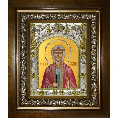 Икона освященная "Сусанна Ранская (Грузинская)", в киоте 20x24 см фото