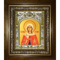 Икона освященная "Татиана (Татьяна) Святая", в киоте 20x24 см фото