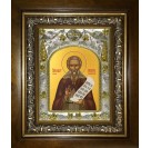 Икона освященная "Феодор (Фёдор) сикеот Анастасиупольский, епископ", в киоте 20x24 см