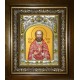 Икона освященная "Иоанн (Иван) Восторгов, священномученик", в киоте 20x24 см