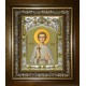 Икона освященная "Иоанн (Иван) Киевский, Печерский, мученик", в киоте 20x24 см