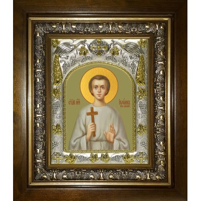 Икона освященная "Иоанн (Иван) Киевский, Печерский, мученик", в киоте 20x24 см фото