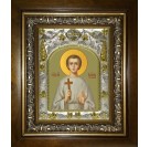 Икона освященная "Иоанн (Иван) Киевский, Печерский, мученик", в киоте 20x24 см