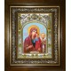 Икона освященная "Оковецкая икона Божией Матери", в киоте 20x24 см