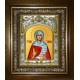 Икона освященная "Эмилия Кесарийская, мученица", в киоте 20x24 см
