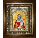 Икона освященная "Эмилия Кесарийская, мученица", в киоте 20x24 см