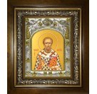 Икона освященная "Георгий Константинопольский", в киоте 20x24 см