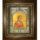Икона освященная "Руфина Кесарийская", в киоте 20x24 см