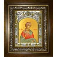 Икона освященная "Руфина Кесарийская", в киоте 20x24 см фото