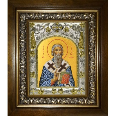 Икона освященная "Савва Сербский", в киоте 20x24 см фото
