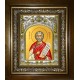 Икона освященная "Назарий Медиоланский", в киоте 20x24 см