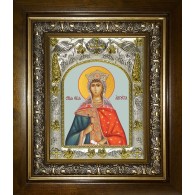 Икона освященная "Августа Римская мученица, императрица", в киоте 20x24 см фото
