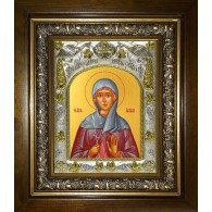 Икона освященная "Агапия Аквилейская", в киоте 20x24 см фото