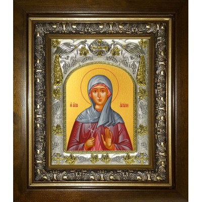 Икона освященная "Агапия Аквилейская", в киоте 20x24 см фото