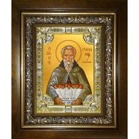 Икона освященная "Стилиан  преподобный", в киоте 24x30 см фото