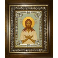 Икона освященная "Алексий (Алексей), человек Божий", в киоте 24x30 см фото