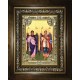 Икона освященная "Михаил и Гавриил Архангелы", в киоте 24x30 см