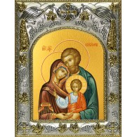 Икона освященная "Святое Семейство", 14x18 см фото
