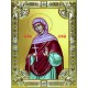 Икона освященная "Хиония Аквилейская", 18x24 см со стразами