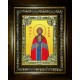Икона освященная "Феодор (Фёдор) Черниговский", в киоте 24x30 см со стразами