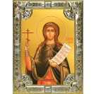 Икона освященная "Христина (Кристина) Тирская мученица", 18x24 см, со стразами
