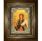 Икона освященная "Христина (Кристина) Тирская мученица", в киоте 24x30 см со стразами