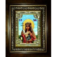 Икона освященная "Тамара благоверная царица", в киоте 24x30 см фото