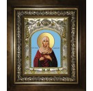 Икона освященная "Христина (Кристина) Лампсакийская", в киоте 20x24 см