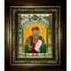 Икона освященная "Ярослав Муромский князь", в киоте 20x24 см