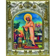 Икона освященная "Геронтисса икона Божией Матери ", 14x18 см фото