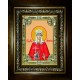 Икона освященная "Августа Святая", в киоте 24x30 см со стразами