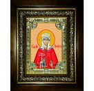 Икона освященная "Августа Святая", в киоте 24x30 см со стразами