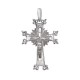 Кресты из серебра 925 пробы цвет металла белый